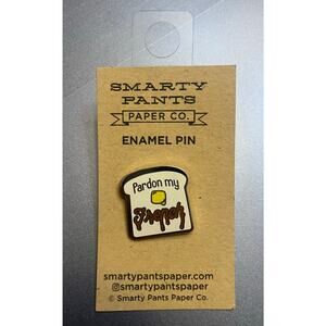 NWT Pardon My French enamel lapel pin